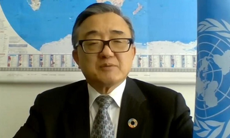 联合国副秘书长刘振民发表视频演讲