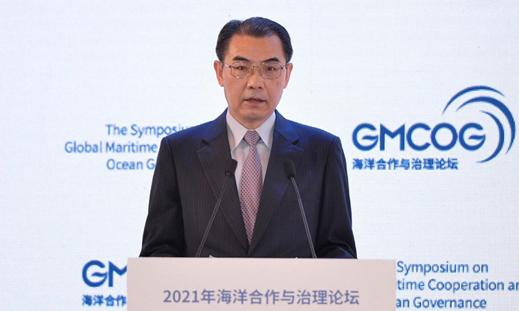 外交部部长助理吴江浩在三亚主会场发表主旨演讲